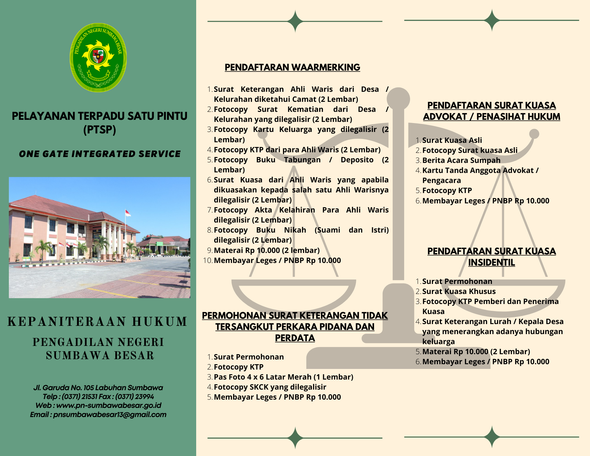 Brosur Hukum