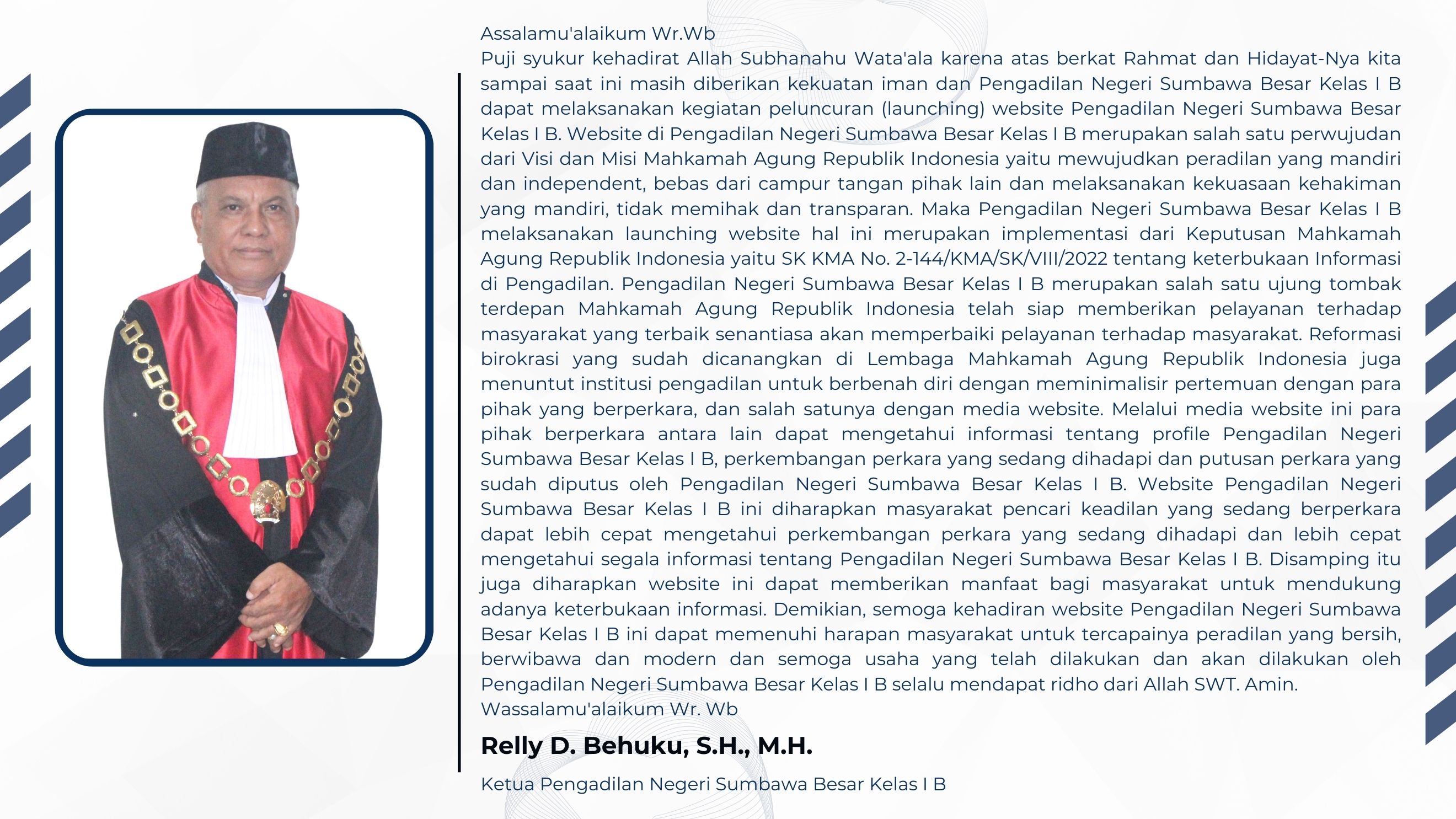 sambutan KPN website